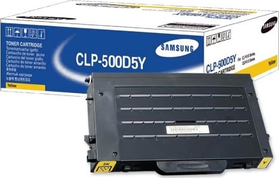 Samsung CLP-500D5Y lasertoner, gul, 5000s