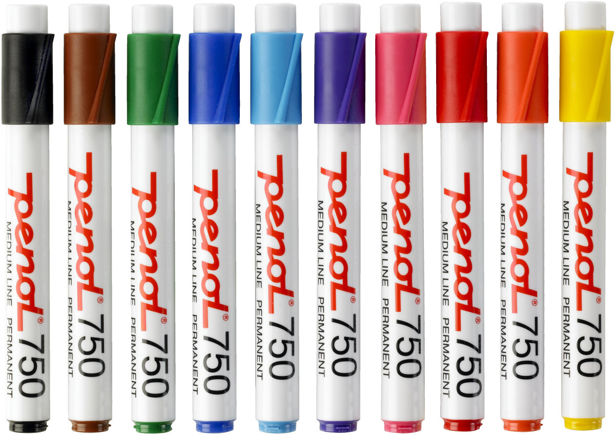 Penol 750 Permanent Marker | 10 farver