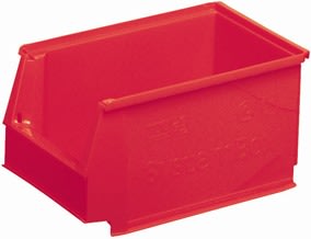 Systembox 4, (DxBxH) 230x150x130, Rød