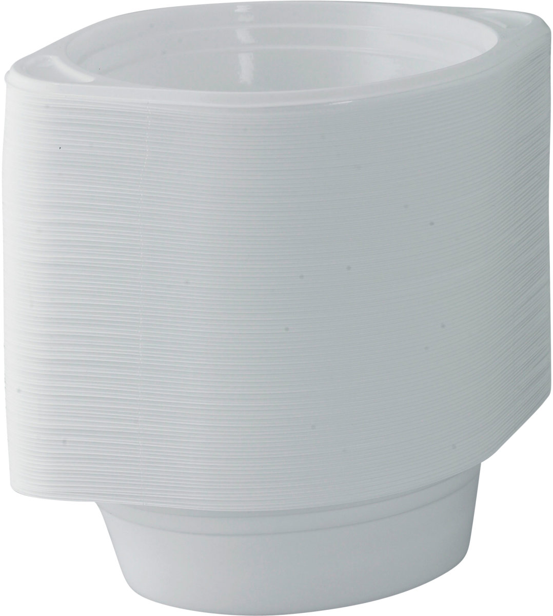 Plasttallerken suppe / dyb tallerken 500 ml