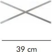 ABC stabiliseringskryds, 39 cm