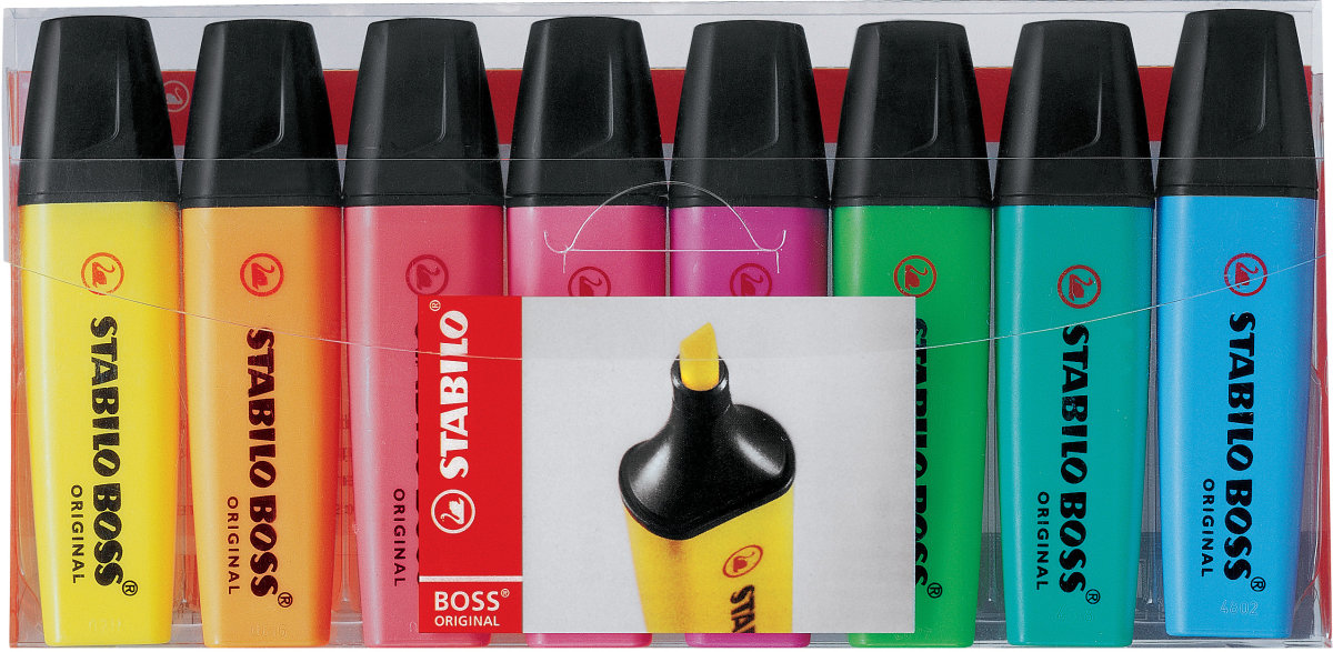 Stabilo Boss Original Highlighter | 8 farver