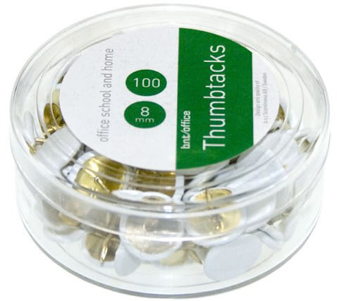 Office Tegnestifter | Hvid | 100 stk.