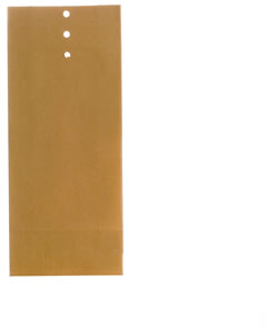 Bong Prøvepose 100 x 235 x 40mm, brun