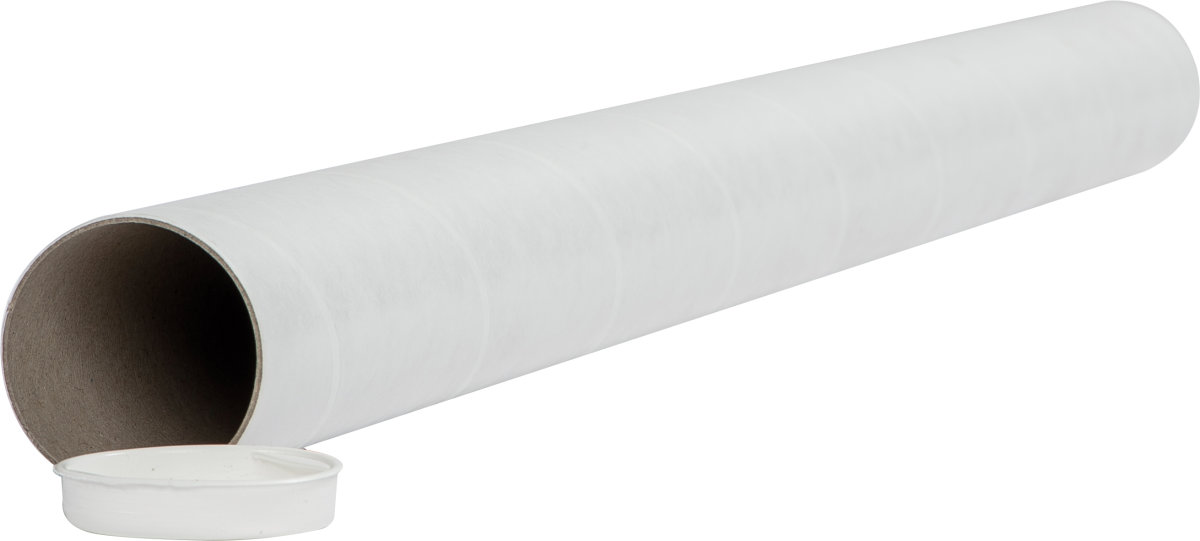 Paprør m. låg | Ø50x1,5x745 mm