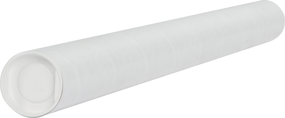 Paprør m. låg | Ø50x1,5x745 mm