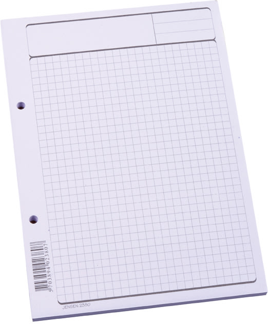 Arbejdsblok | A5 | Kvadreret