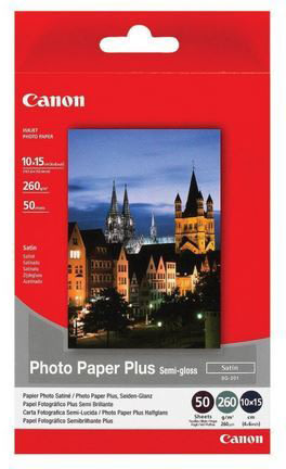 Canon SG-201 halvblank inkjetfoto, 10x15cm/260g/50