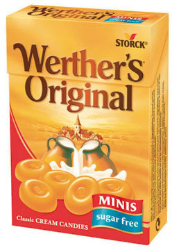 Werther's Original Minis Bolcher sukkerfrie, 42 g