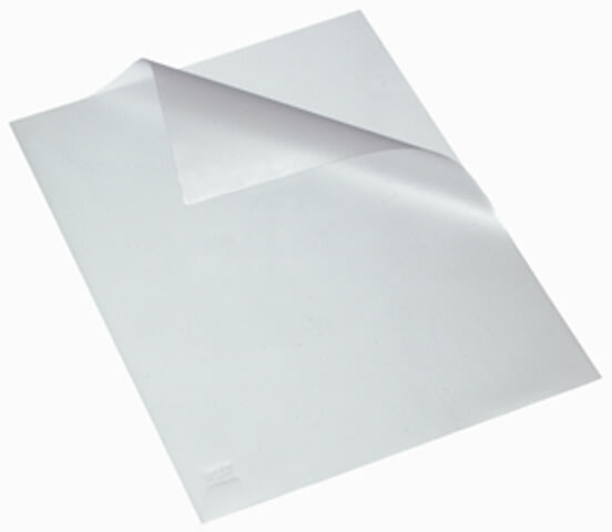 Bantex chartek til klemrygge, A4, 0,11mm, 100stk