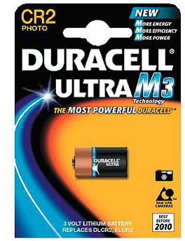 Duracell str. CR2 Ultra CR2-B1 batteri
