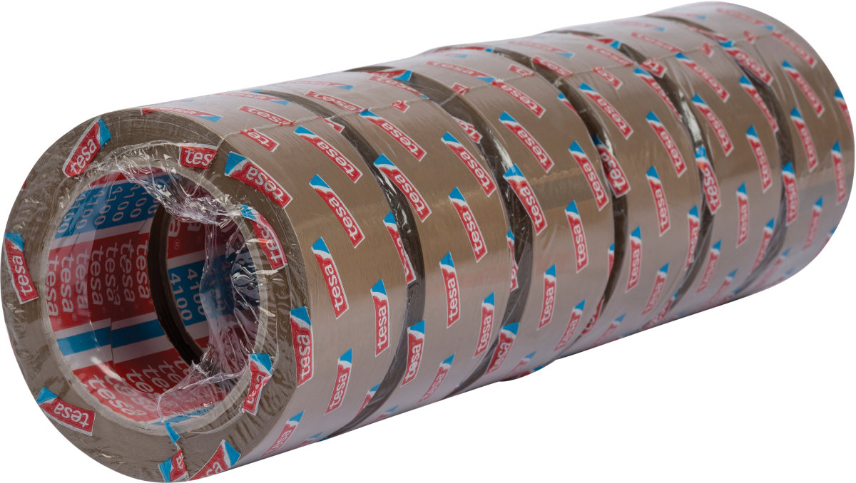 tesa Pakketape | PVC | 50mm x 66m | Brun
