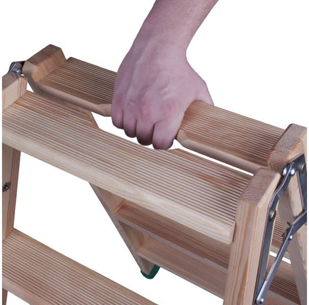 Arbejdsbuk i træ 2x3 trin