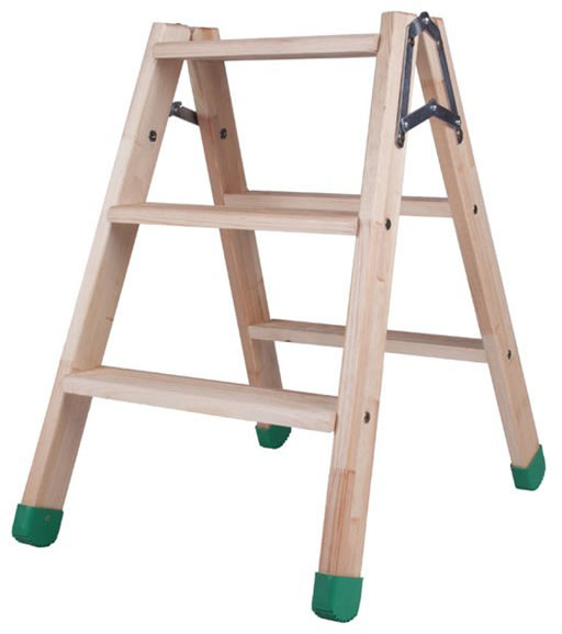 Arbejdsbuk i træ 2x3 trin