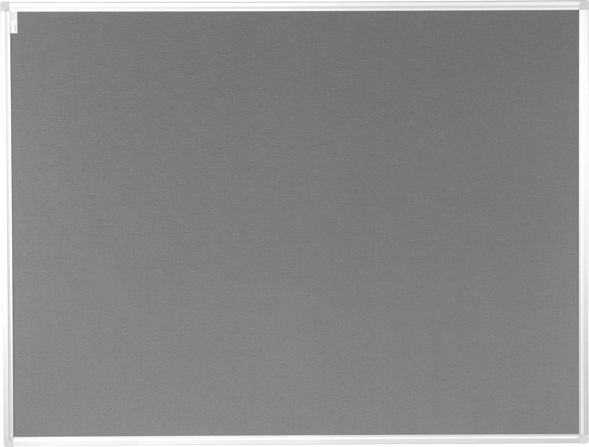 Vanerum opslagstavle 122,5x202,5 cm, grå filt