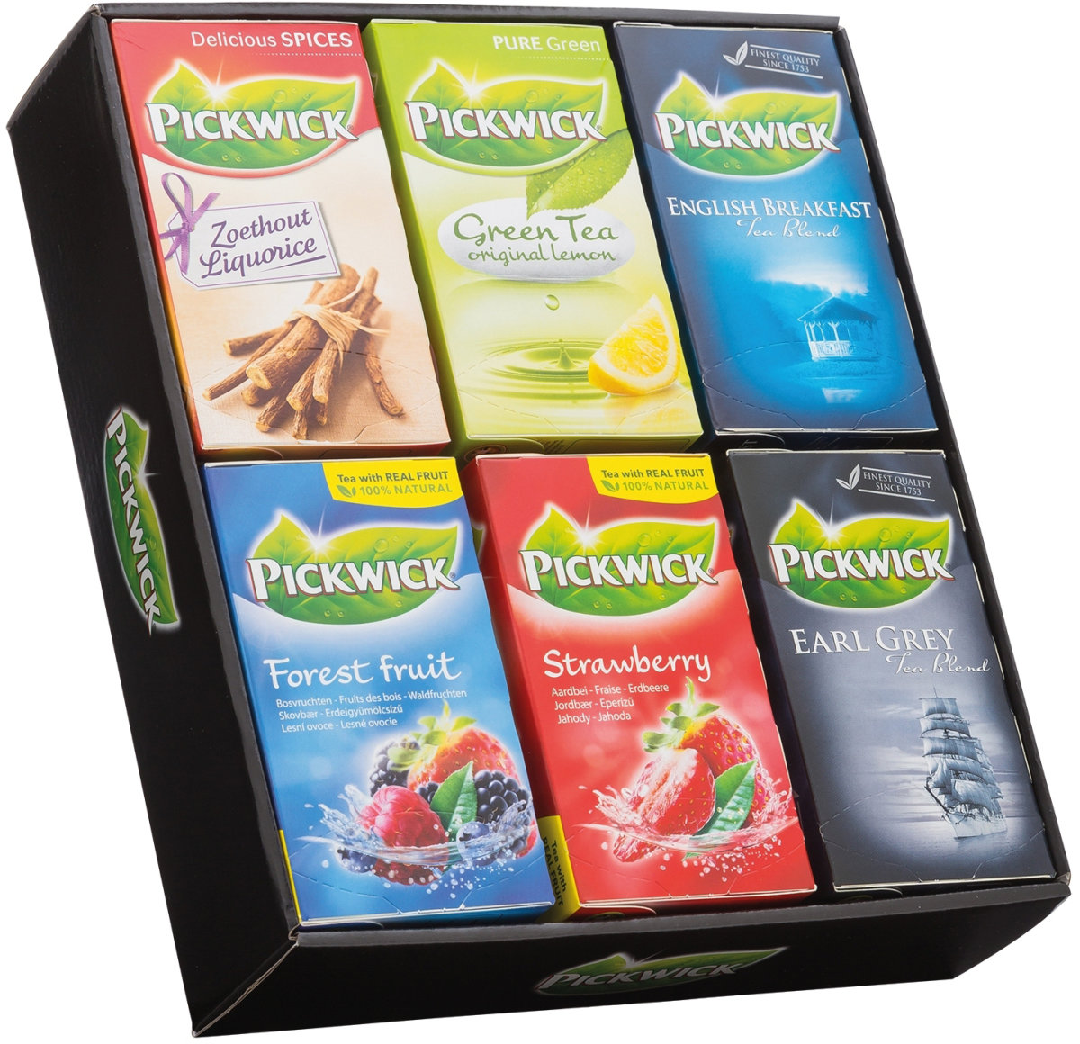 Pickwick Te, 6 forskellige slags, 120 breve
