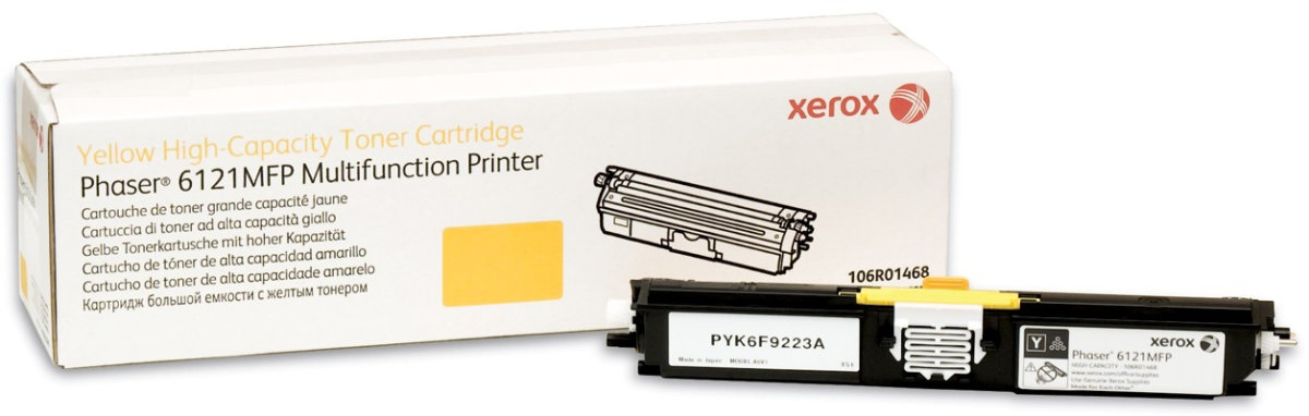 Xerox 106R01468 lasertoner, gul, 2600s