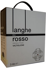 Langhe Rosso Doc Piemonte, Bag-in-Box, rødvin