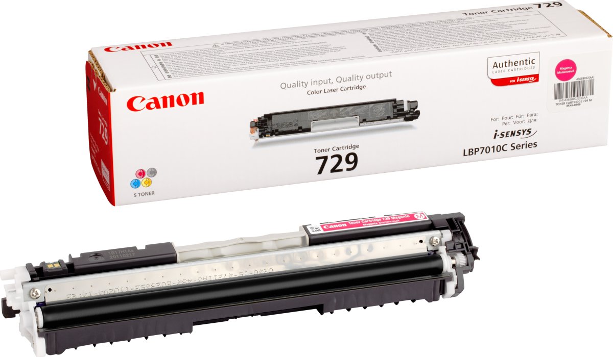 Canon CRG729/4368B002 lasertoner, rød, 1000s