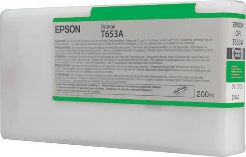 Epson nr.T653B/C13T653B00 blækpatron, grøn, 200ml
