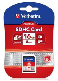 Verbatim SDHC 16GB Class 10 hukom. kort
