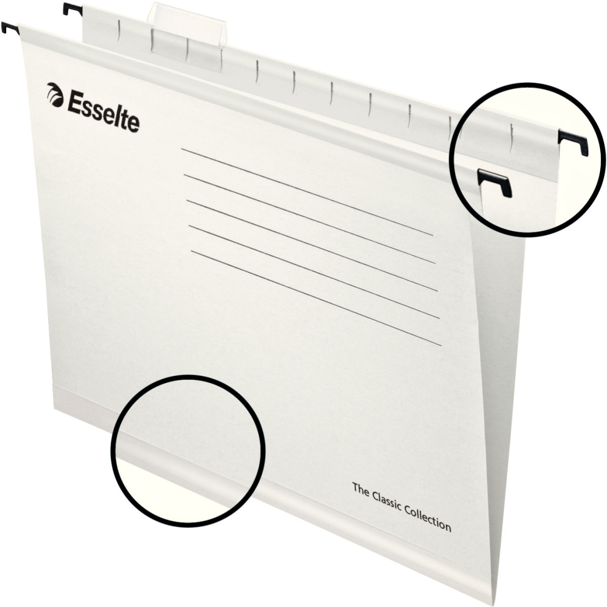 Esselte Classic Hængemappe | A4 | Hvid