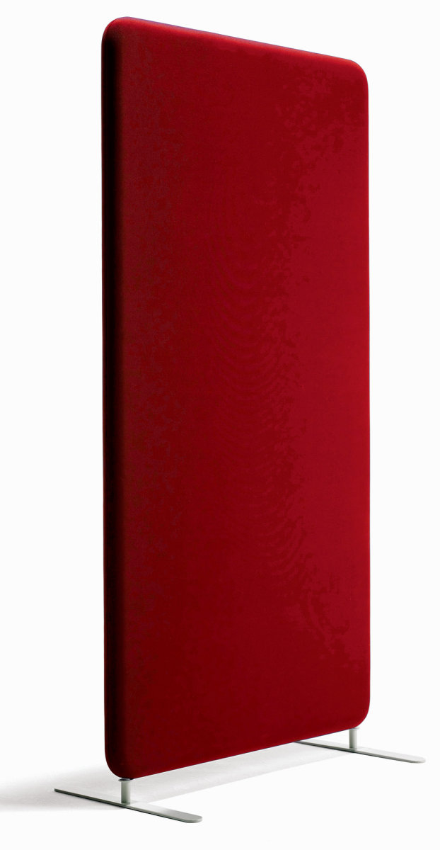 Abstracta softline skærmvæg rød B120xH150 cm