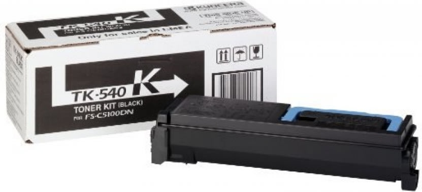 Kyocera TK-540K/0T2HL0EU lasertoner, sort, 5000s