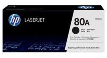 HP LaserJet 80A CF280A sort tonerpatron