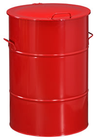 Circle affaldsbeholder 160 l, Rød