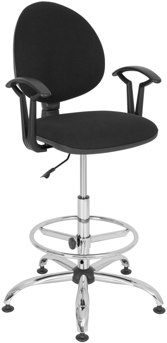 DEMO: Smart Alu arbejdsstol inkl. fodring, Sort