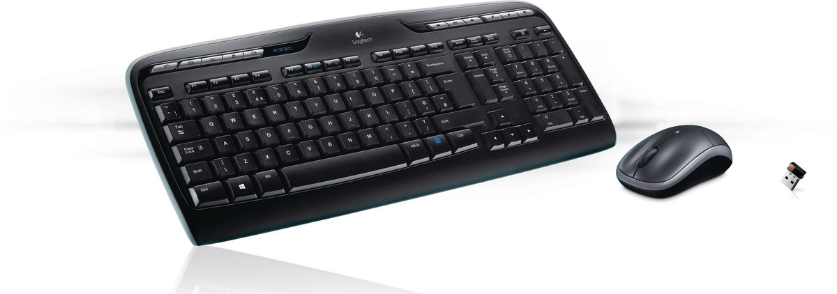 Logitech MK330 Wireless Mus/tastatursæt, nordisk