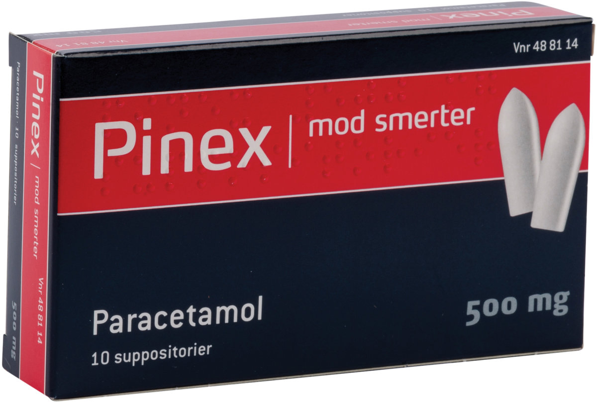 Pinex Supporstorier, 500 mg, 10 stk.