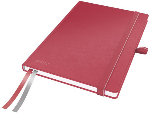 Leitz Complete Notesbog | A5 | Kvadreret | Rød