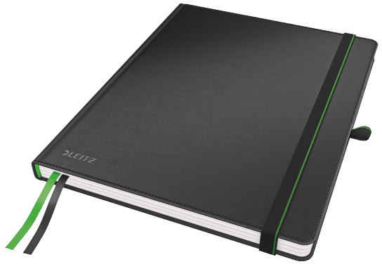 Leitz Complete notesbog iPad, linjeret sort