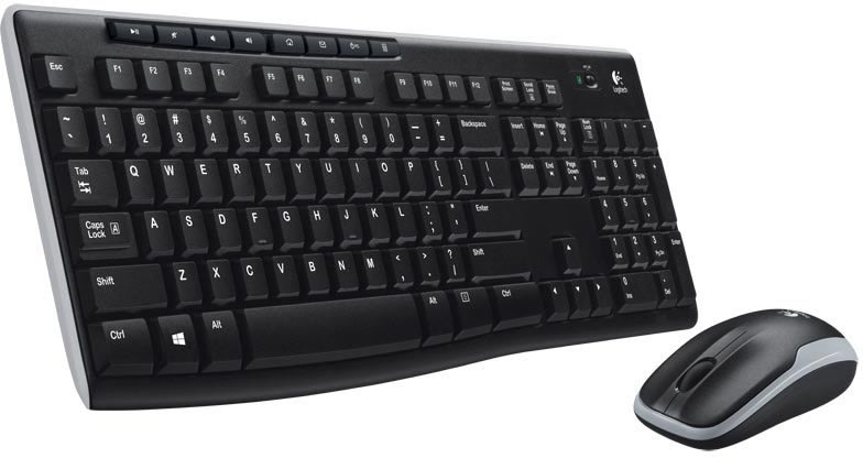 Logitech MK270 Wireless Mus/tastatursæt, nordisk