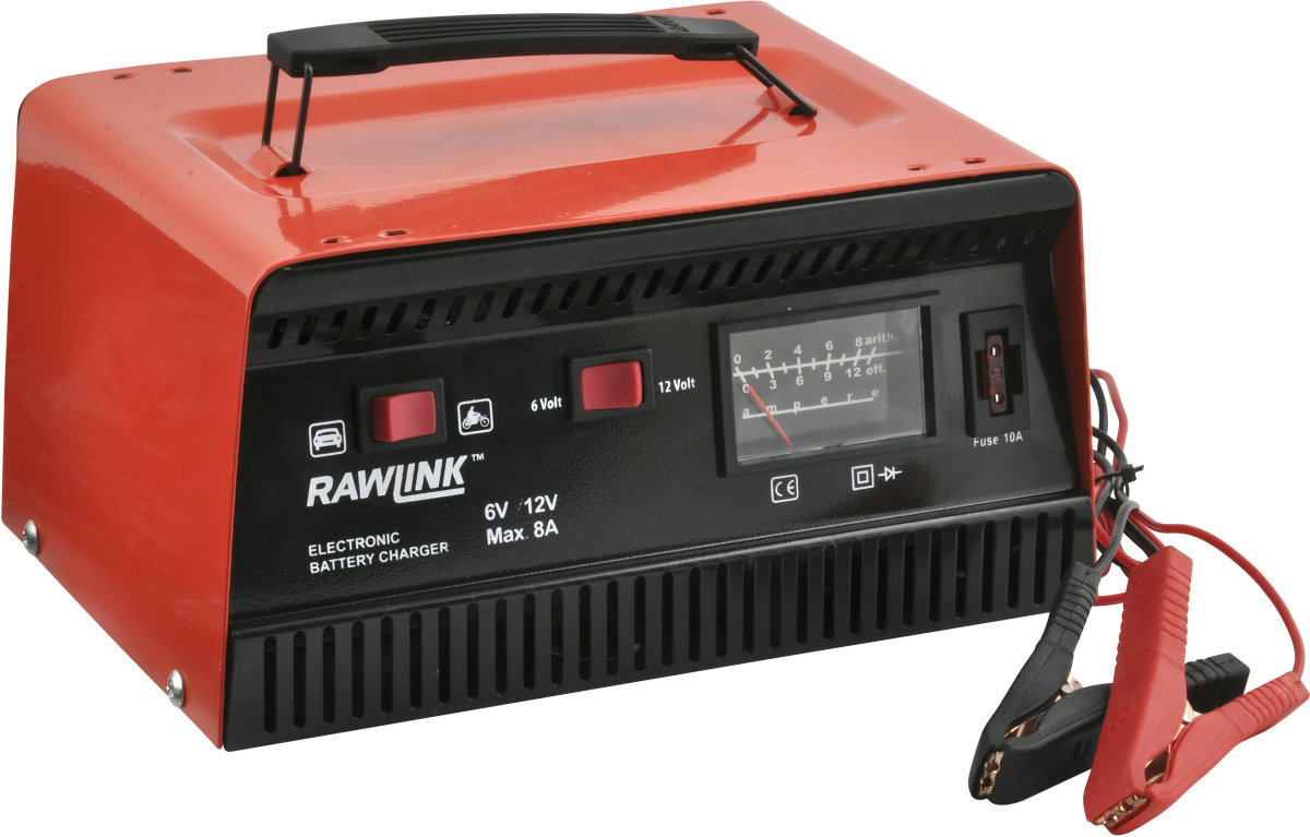 Rawlink batterilader 6/12v - 8 amp
