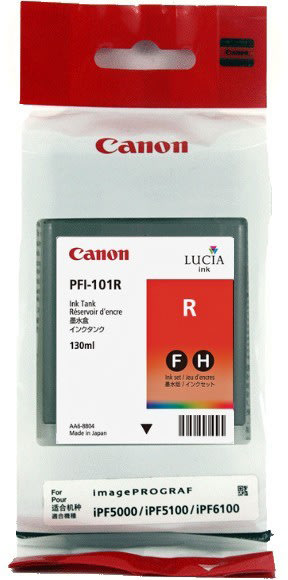 Canon PFI-101R blækpatron, rød, 130ml