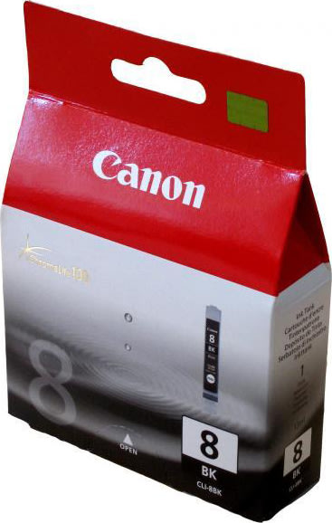 Canon CLI-8BK blækpatron, blister, sort, 490s