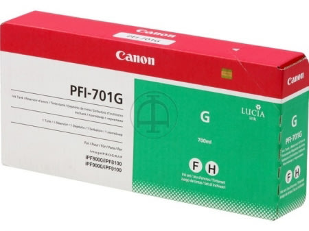 Canon PFI-701G blæktank, grøn, 700ml