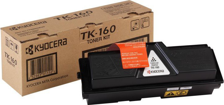 Kyocera TK-160 lasertoner, sort, 2500s