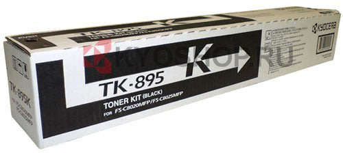 Kyocera TK-895K lasertoner, sort, 12000s