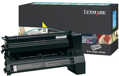 Lexmark C782X1YG lasertoner, gul, 15000s