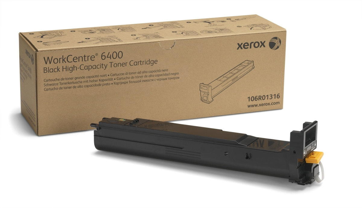 Xerox 106R01316 lasertoner, sort, 12000s