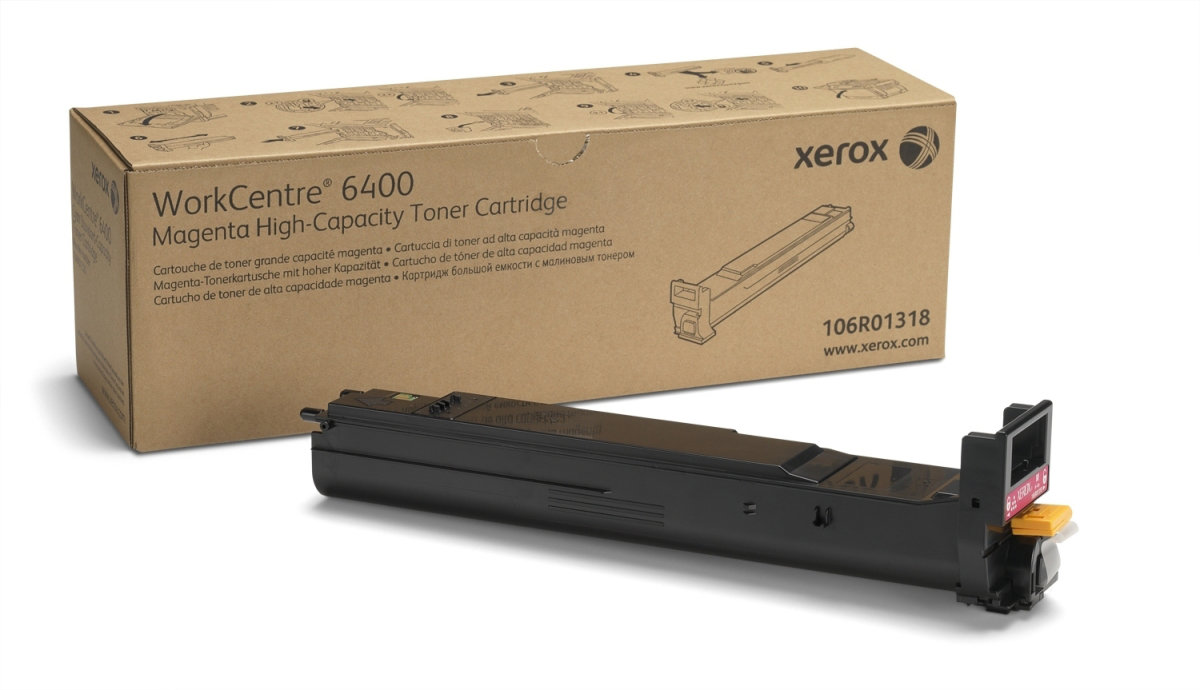 Xerox 106R01318 lasertoner, rød, 14000s