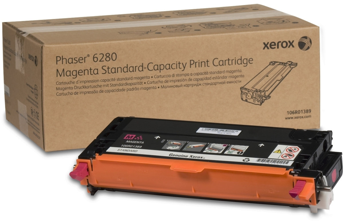 Xerox 106R01389 lasertoner, rød, 2200s