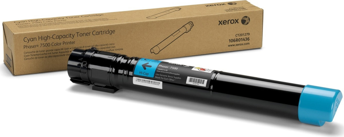 Xerox 106R01436 lasertoner, blå, 17800s