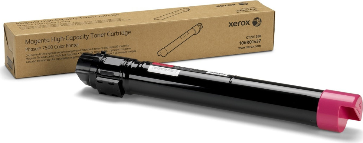 Xerox 106R01437 lasertoner, rød, 17800s