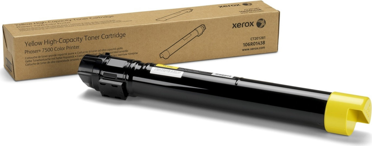 Xerox 106R01438 lasertoner, gul, 17800s