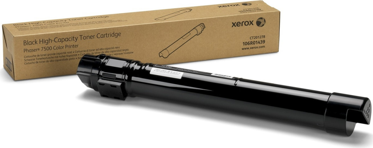 Xerox 106R01439 lasertoner, sort, 19800s